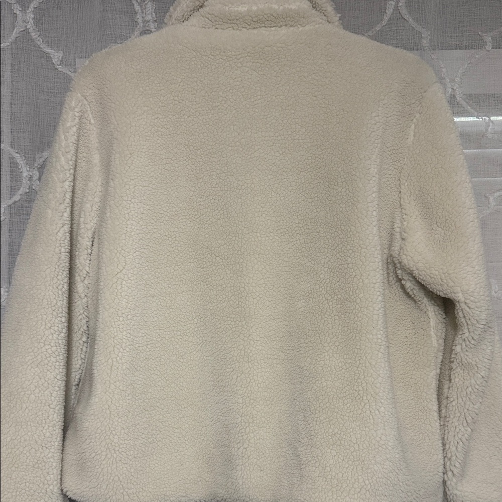 GAP Women's Off-White Teddy Jacket - Picture 2 of 2